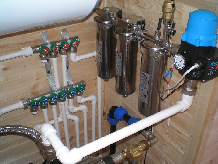Installation von Wasserversorgungssystemen