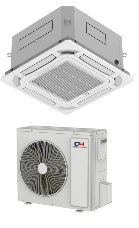 Kassetten-Klimaanlage mit Innen- und Außengerät Cooper & Hunter CH-IC125RK2/CH-IU125RM2+TF06